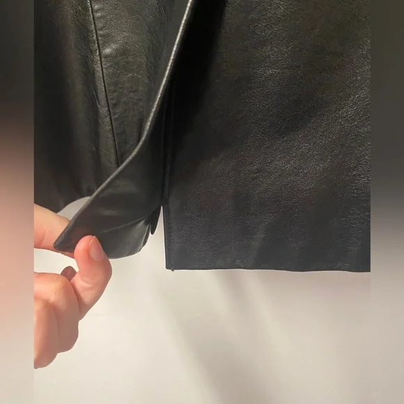 y2k gap leather jacket - Picture 3 of 5